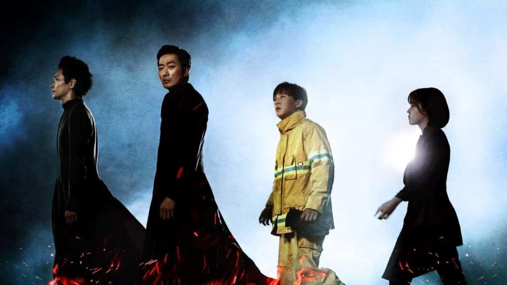 Grim reapers guide firefighter through fiery Hell of Murder in Along with the Gods The Two Worlds