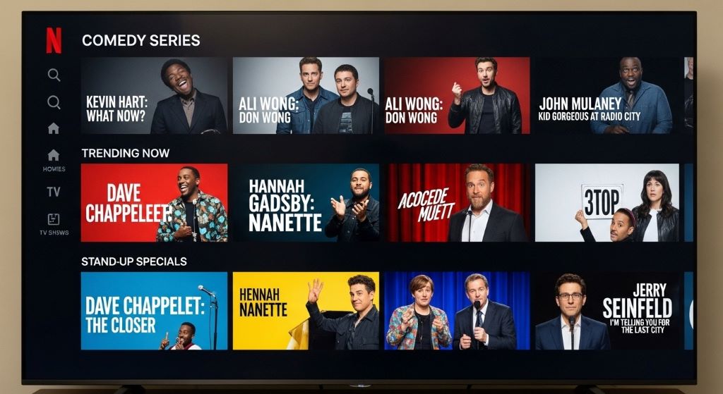 How to Find Netflix Comedy Series with Stand-Up Comedian Leads